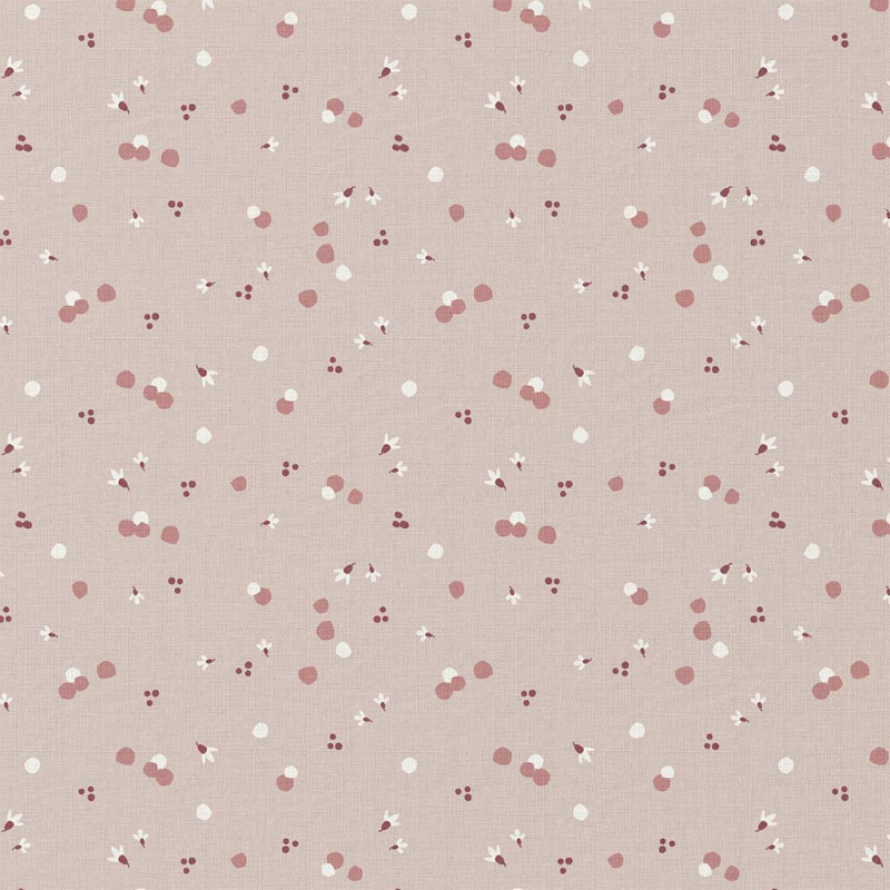Printed Cotton NOZBI SKIN / MARSALA